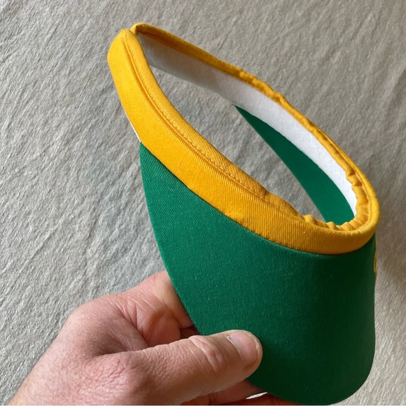 Vintage Oregon Ducks Visor Hat Classic Sportswear Made in USA Excel Condition - Picture 12 of 15